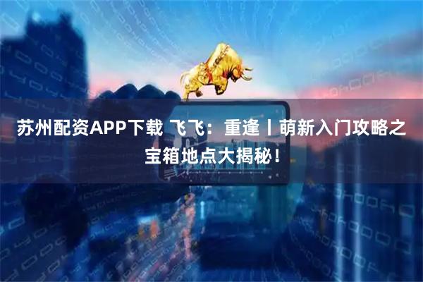 苏州配资APP下载 飞飞:重逢丨萌新入门攻略之宝箱地点大揭秘!